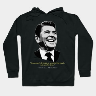 Ronald Reagan Quote Hoodie